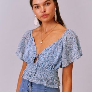 Finders keepers blossom top NWOT